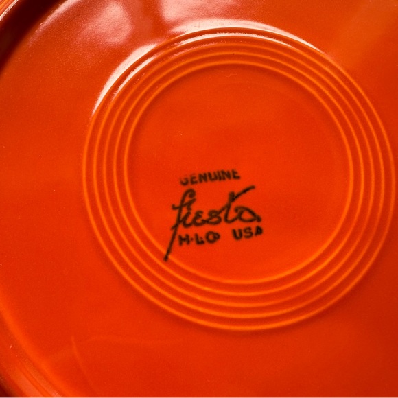 Fiestaware radioactive red plate - Picture 4 of 9